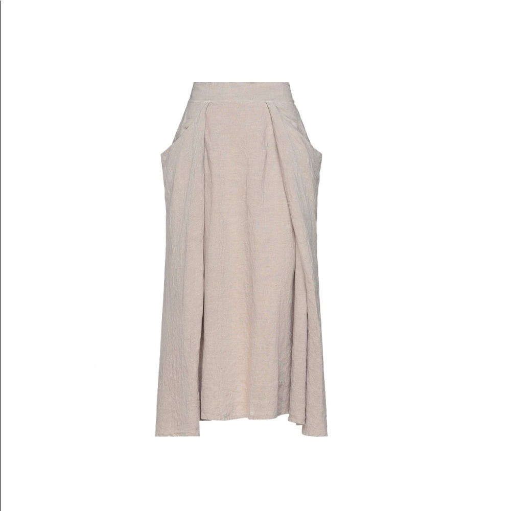 Saint Tropez linen midi skirt US 4